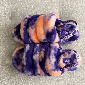 UGG Multicolor Fluffy Slippers